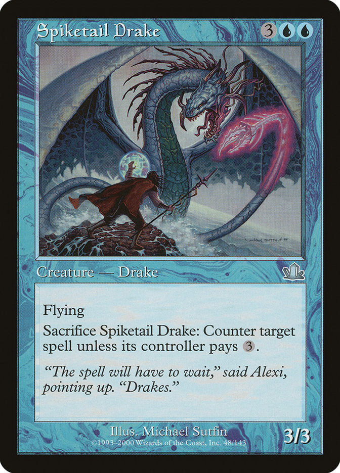 Spiketail Drake 48/143 (Prophecy)  - Foil | Good Games Modbury