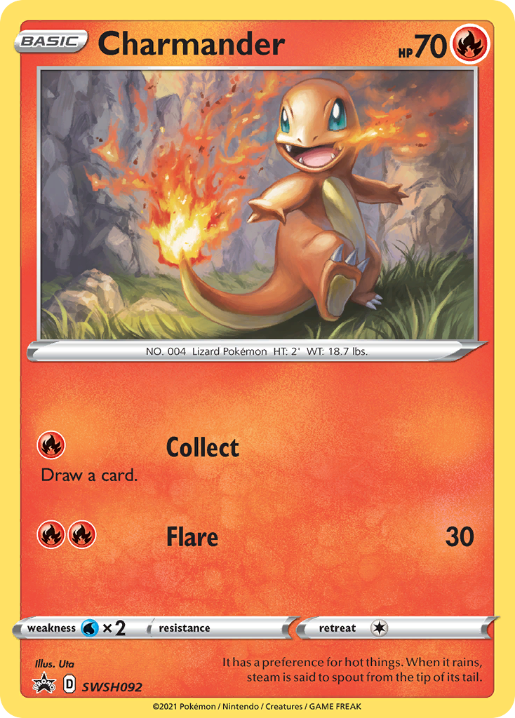 Charmander (SWSH092) [Sword & Shield: Black Star Promos] | Good Games Modbury