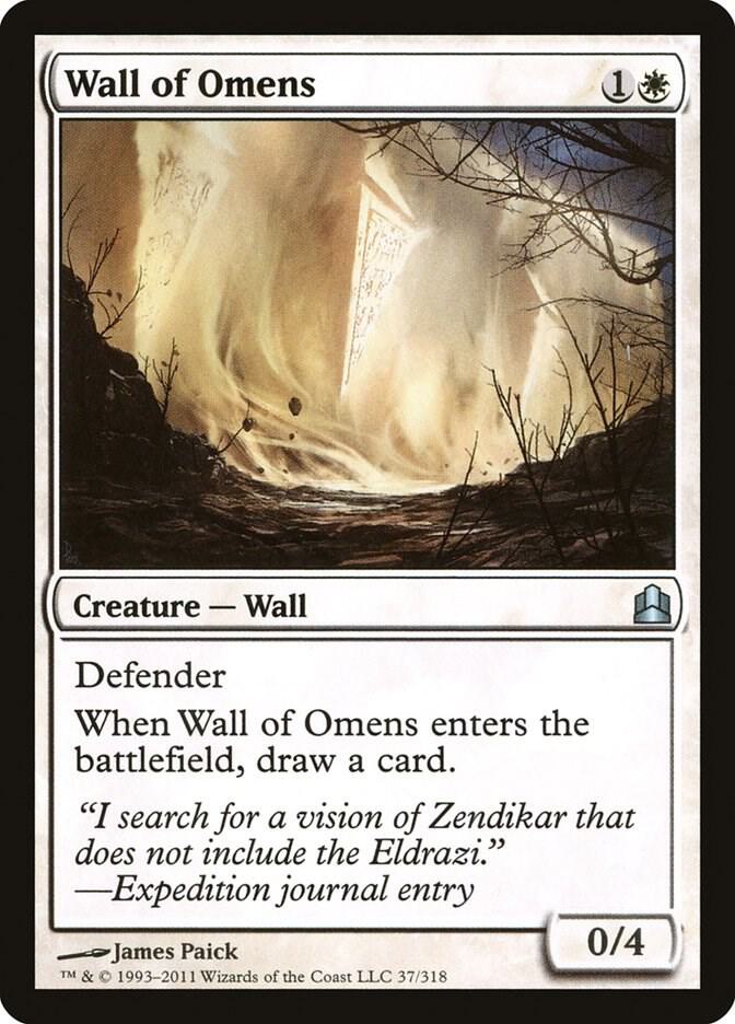 Wall of Omens 37/318 (Commander)  | Good Games Modbury