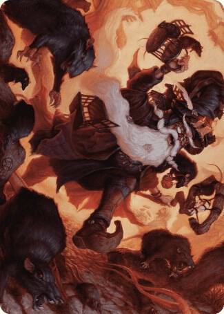 Tattered Ratter Art Card 20 (Art Series: Wilds of Eldraine)  | Good Games Modbury