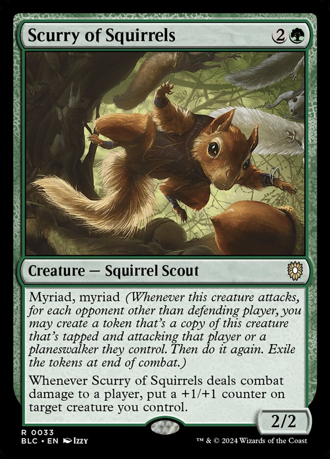 Scurry of Squirrels 33 (Commander: Bloomburrow)  | Good Games Modbury