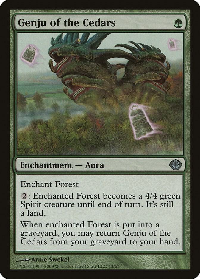 Genju of the Cedars 13/63 (Duel Decks: Garruk vs. Liliana)  | Good Games Modbury
