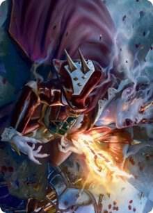 Flame Blessed Bolt Art Card 44 (Art Series: Innistrad: Crimson Vow)  | Good Games Modbury