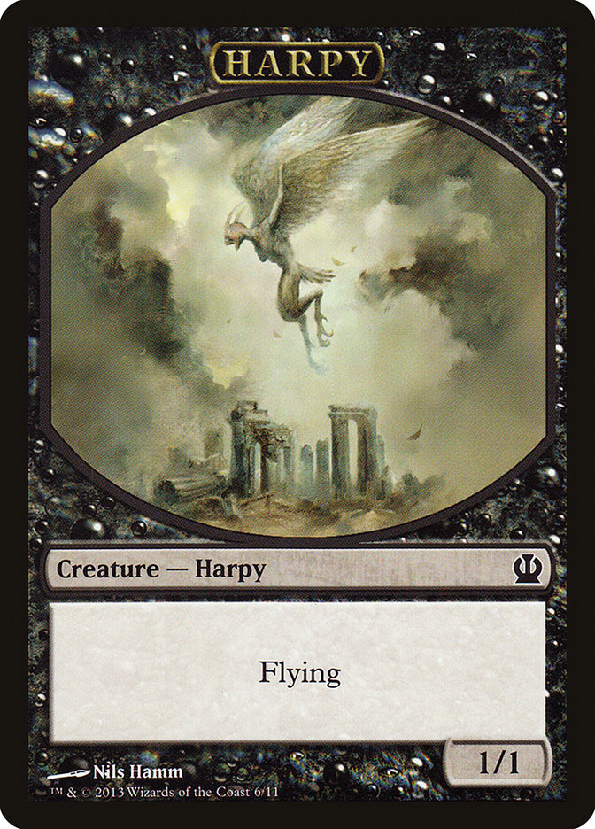 Harpy Token [Theros Tokens] | Good Games Modbury