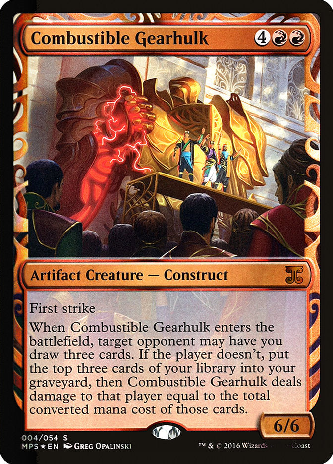 Combustible Gearhulk [Kaladesh Inventions] | Good Games Modbury