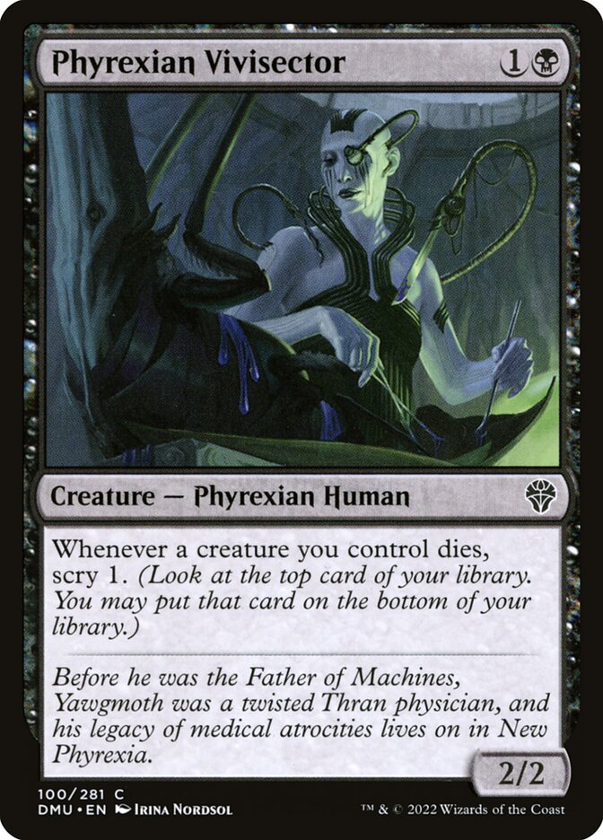 Phyrexian Vivisector 100/281 (Dominaria United)  - Foil | Good Games Modbury