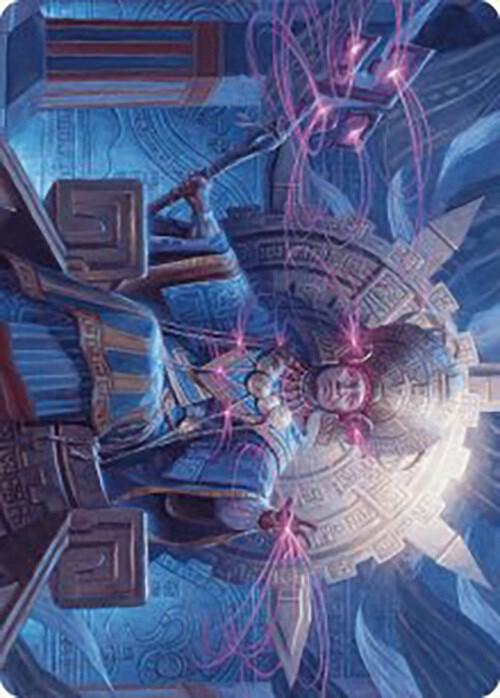 Akal Pakal First Among Equals Art Card 8 81 8 (Art Series: The Lost Caverns of Ixalan)  | Good Games Modbury