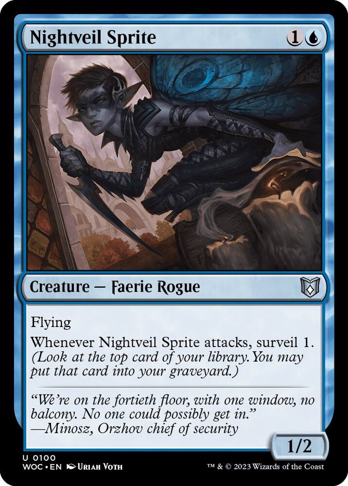 Nightveil Sprite 100/173 (Commander: Wilds of Eldraine)  | Good Games Modbury