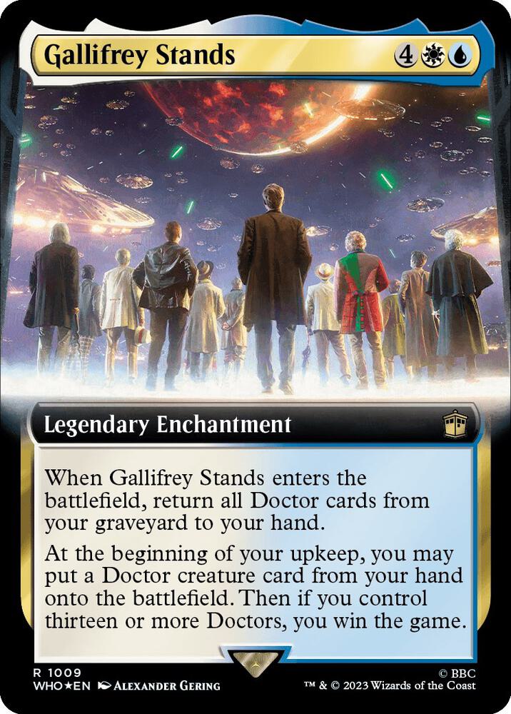 Gallifrey Stands 1009/331 (Universes Beyond: Doctor Who)  - Extended Art Surge Foil | Good Games Modbury