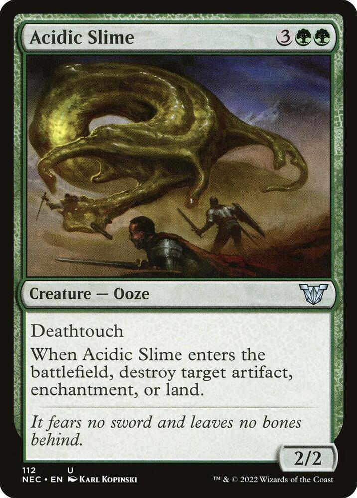 Acidic Slime 112/38 (Commander: Kamigawa: Neon Dynasty)  | Good Games Modbury