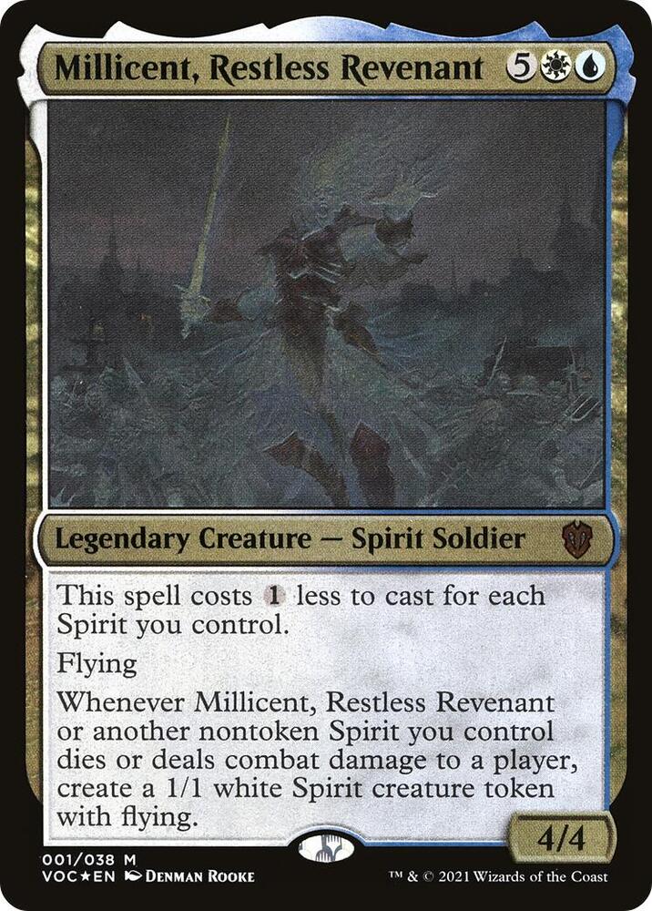 Millicent Restless Revenant Display Commander Thick Stock 1 (Commander: Innistrad: Crimson Vow)  - Foil | Good Games Modbury