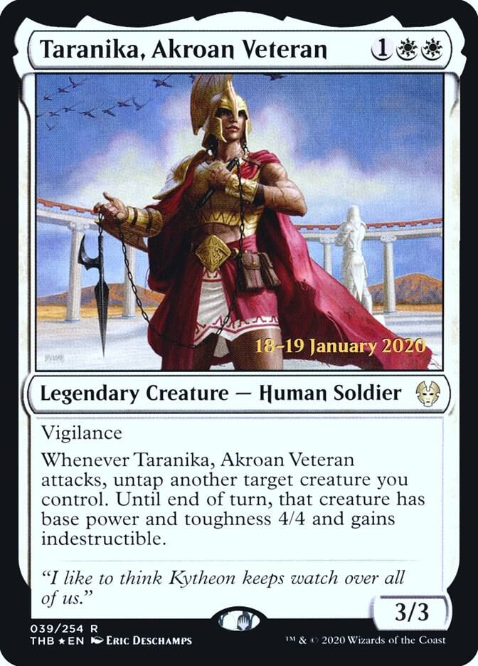 Taranika Akroan Veteran 39s/137 (Prerelease Cards)  - Foil | Good Games Modbury