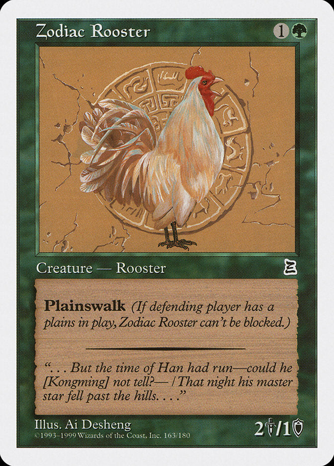 Zodiac Rooster 163/180 (Portal Three Kingdoms)  | Good Games Modbury