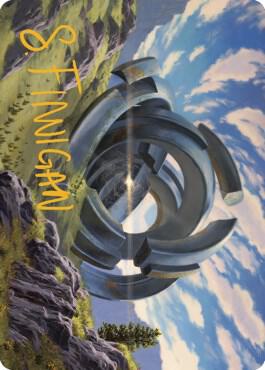 Thran Portal Art Card Gold Stamped Signature 60 (Art Series: Dominaria United)  | Good Games Modbury