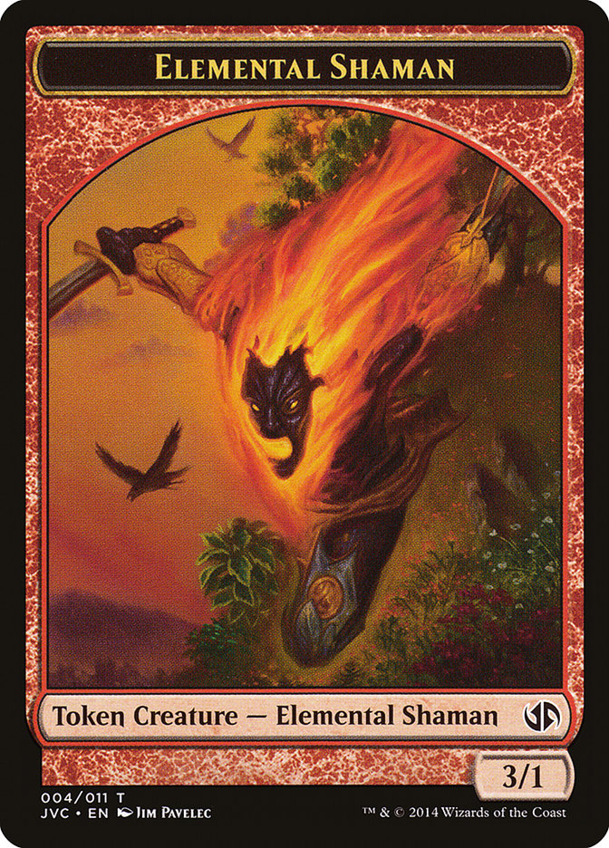 Elemental Shaman Token (Jace vs. Chandra) [Duel Decks Anthology Tokens] | Good Games Modbury