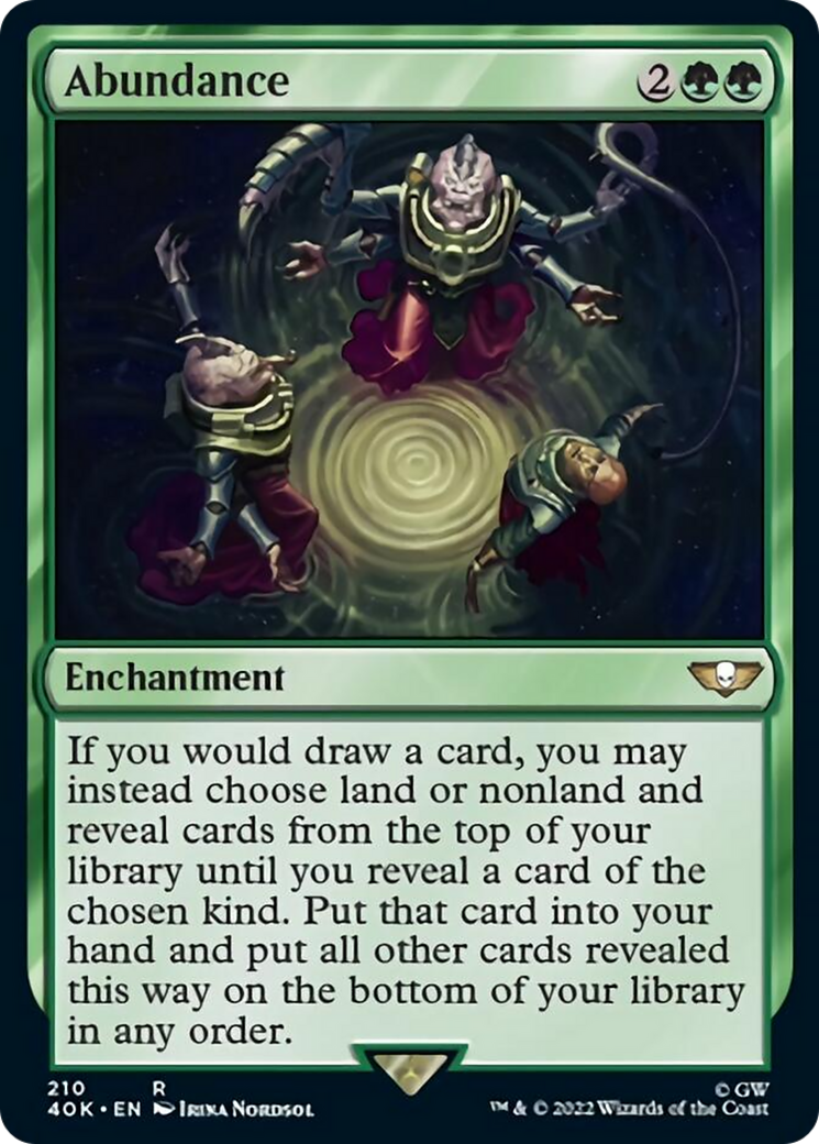Abundance (Surge Foil) [Universes Beyond: Warhammer 40,000] | Good Games Modbury