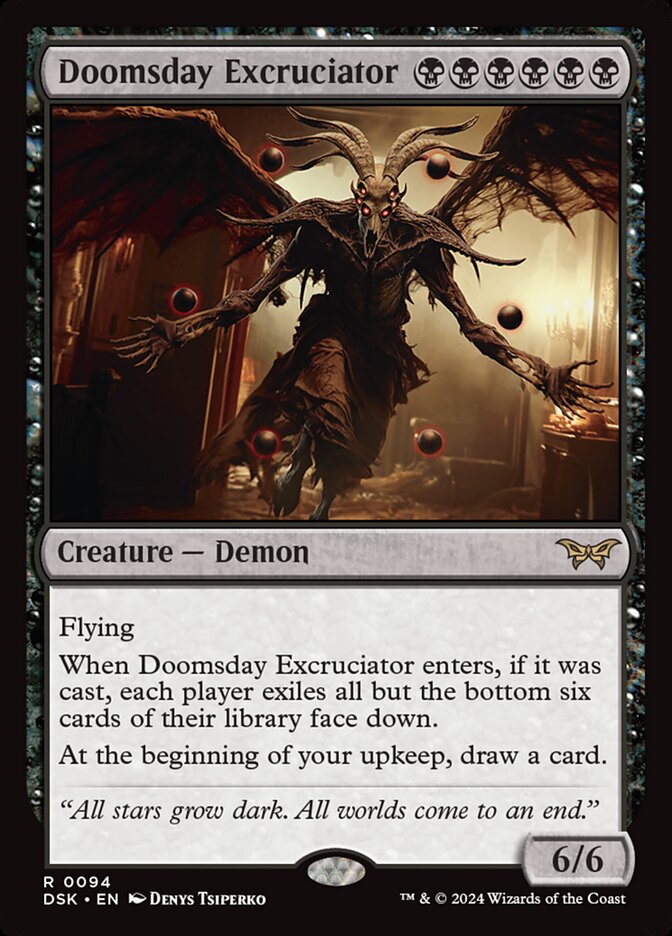 Doomsday Excruciator 94/286 (Duskmourn: House of Horror)  | Good Games Modbury