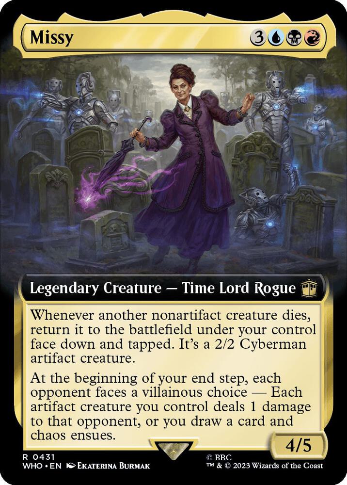 Missy 431/331 (Universes Beyond: Doctor Who)  - Extended Art | Good Games Modbury
