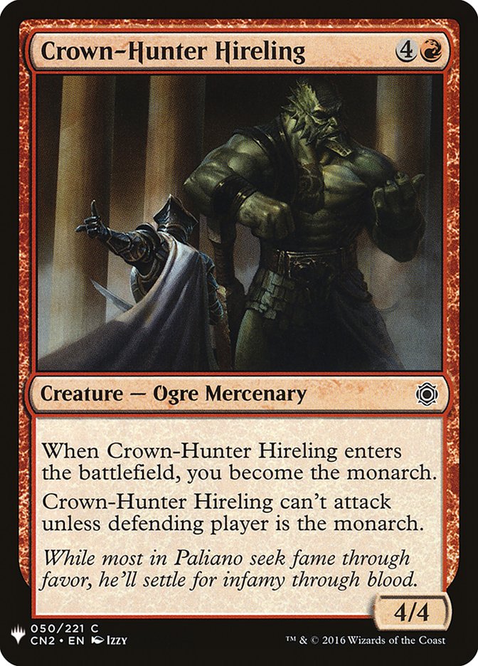 Crown-Hunter Hireling [Mystery Booster] | Good Games Modbury