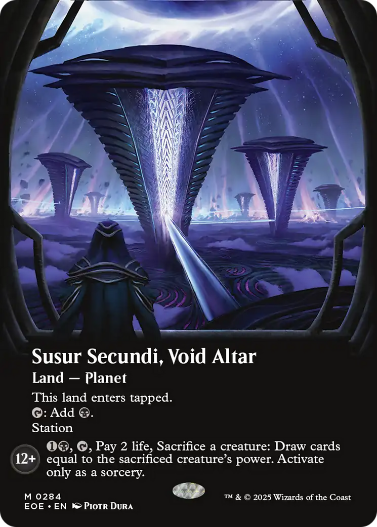 Susur Secundi, Void Altar (Borderless) [Edge of Eternities] | Good Games Modbury