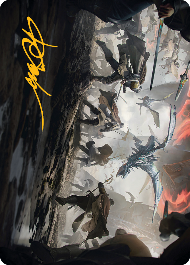 Invasion of Dominaria Art Card (Gold-Stamped Signature) [March of the Machine Art Series] | Good Games Modbury
