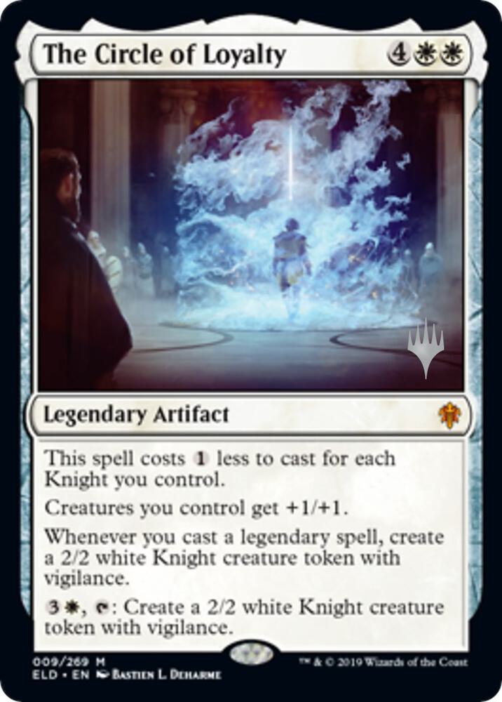 The Circle of Loyalty 9p/152 (Promo Pack: Throne of Eldraine)  - Foil | Good Games Modbury