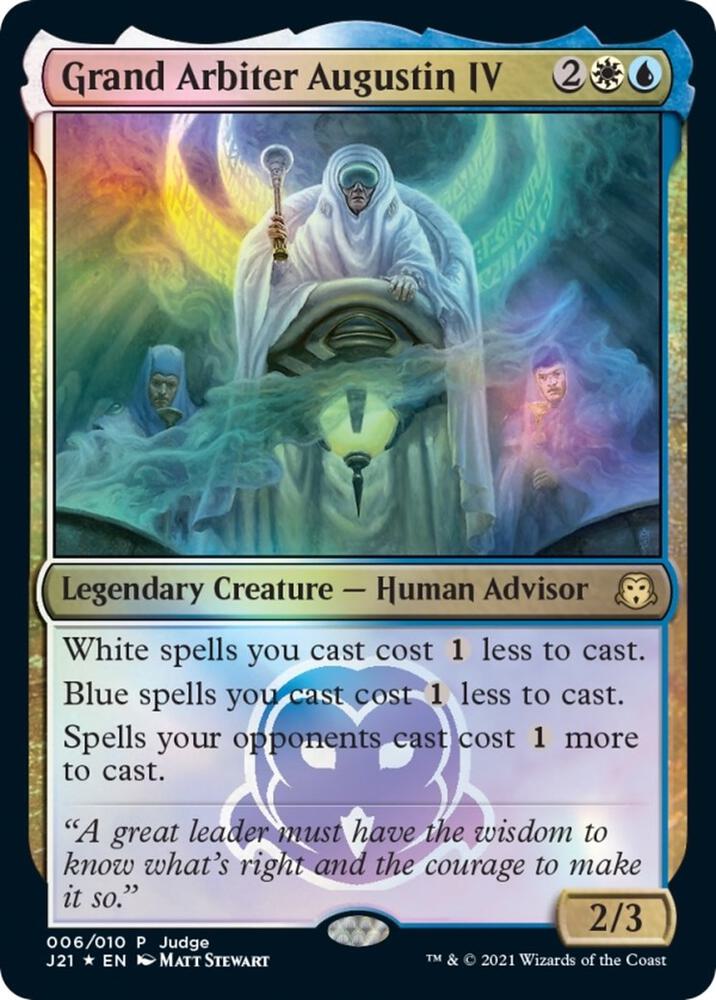 Grand Arbiter Augustin IV 6/10 (Judge Promos)  - Foil | Good Games Modbury