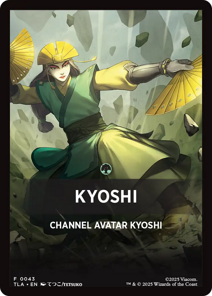 Kyoshi Theme Card [Avatar: The Last Airbender Tokens] | Good Games Modbury