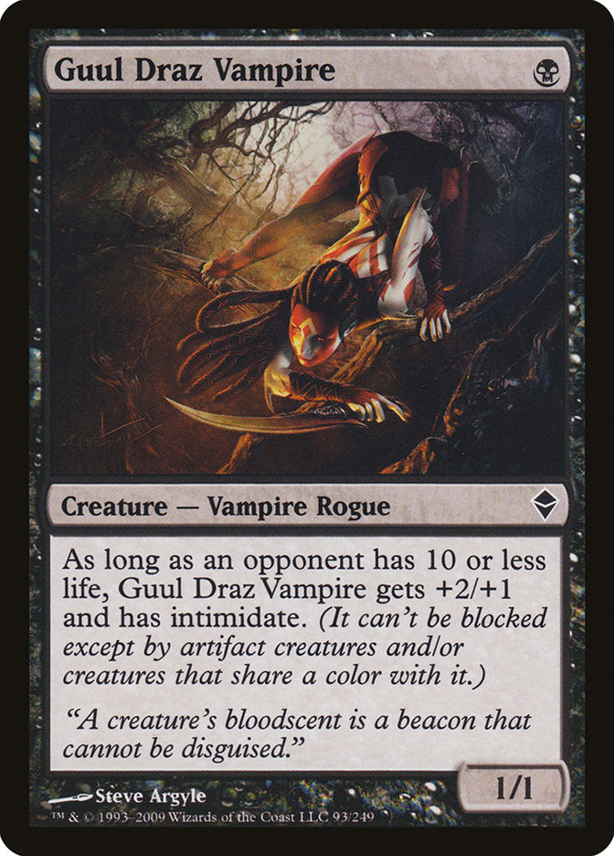 Guul Draz Vampire 93/249 (Zendikar)  - Foil | Good Games Modbury