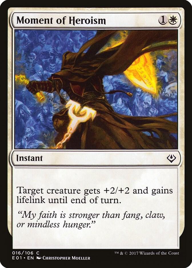 Moment of Heroism 16/106 (Archenemy: Nicol Bolas)  | Good Games Modbury