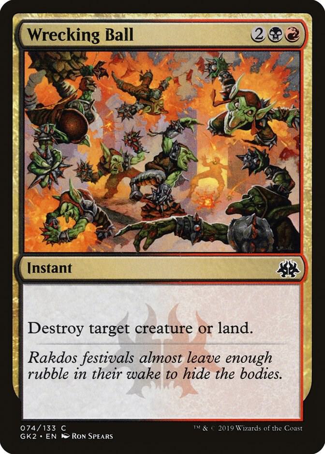 Wrecking Ball 74/133 (Ravnica Allegiance: Guild Kits)  | Good Games Modbury