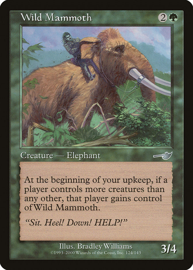 Wild Mammoth 124/143 (Nemesis)  - Foil | Good Games Modbury