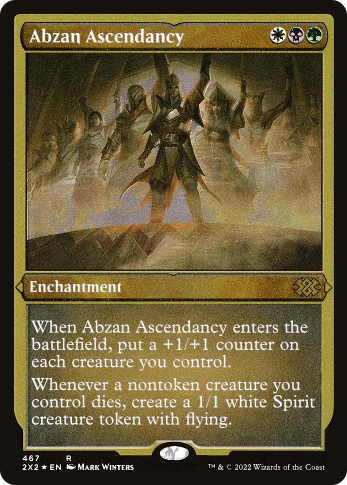 Abzan Ascendancy 467 (Double Masters 2022)  - Etched Foil | Good Games Modbury
