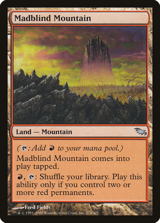 Madblind Mountain 274/301 (Shadowmoor)  | Good Games Modbury