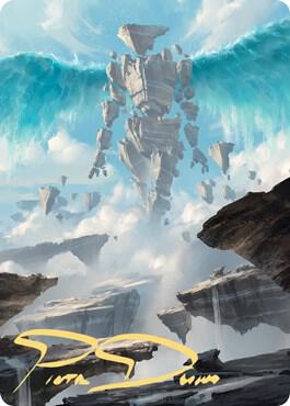 Celestial Colonnade Art Card Gold Stamped Signature 33 (Art Series: Zendikar Rising)  | Good Games Modbury