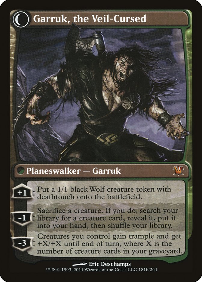 Garruk Relentless // Garruk, the Veil-Cursed [Innistrad] | Good Games Modbury