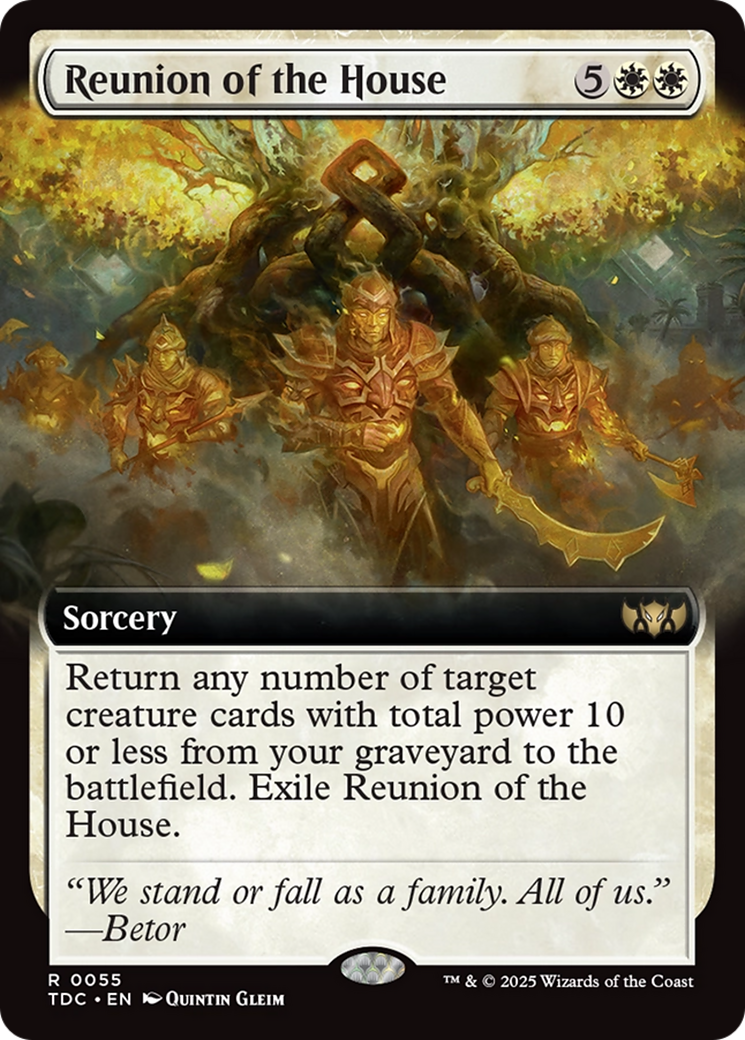 Reunion of the House (Extended Art) [Tarkir: Dragonstorm Commander] | Good Games Modbury