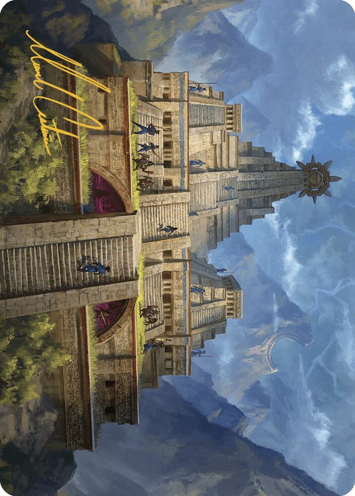 Barracks of the Thousand Art Card Gold Stamped Signature 6 (Art Series: The Lost Caverns of Ixalan)  | Good Games Modbury