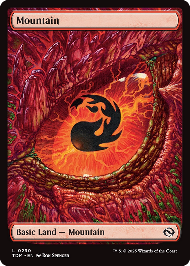 Mountain (0290) [Tarkir: Dragonstorm] | Good Games Modbury