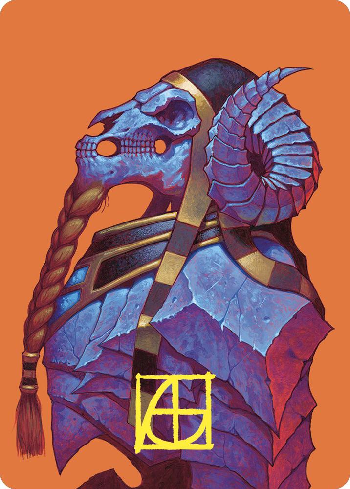 Neheb the Eternal Art Card Gold Stamped Signature 55 (Art Series: Commander Masters)  | Good Games Modbury