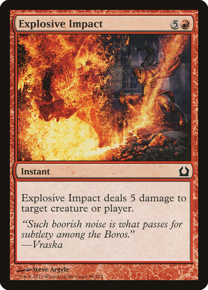 Explosive Impact [Return to Ravnica] | Good Games Modbury