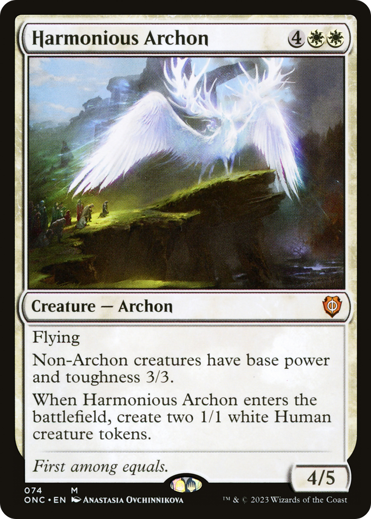 Harmonious Archon [Phyrexia: All Will Be One Commander] | Good Games Modbury