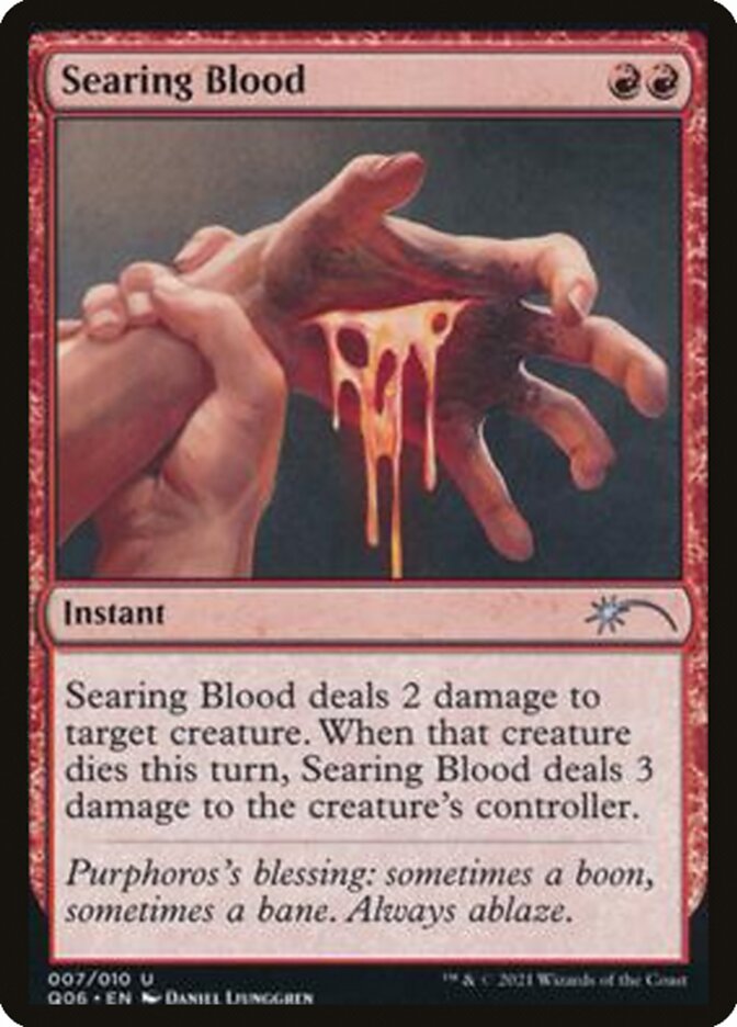 Searing Blood [Pioneer Challenger Decks 2021] | Good Games Modbury