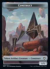 Construct (008) // Phyrexian Myr Double-Sided Token [The Brothers' War Commander Tokens] | Good Games Modbury