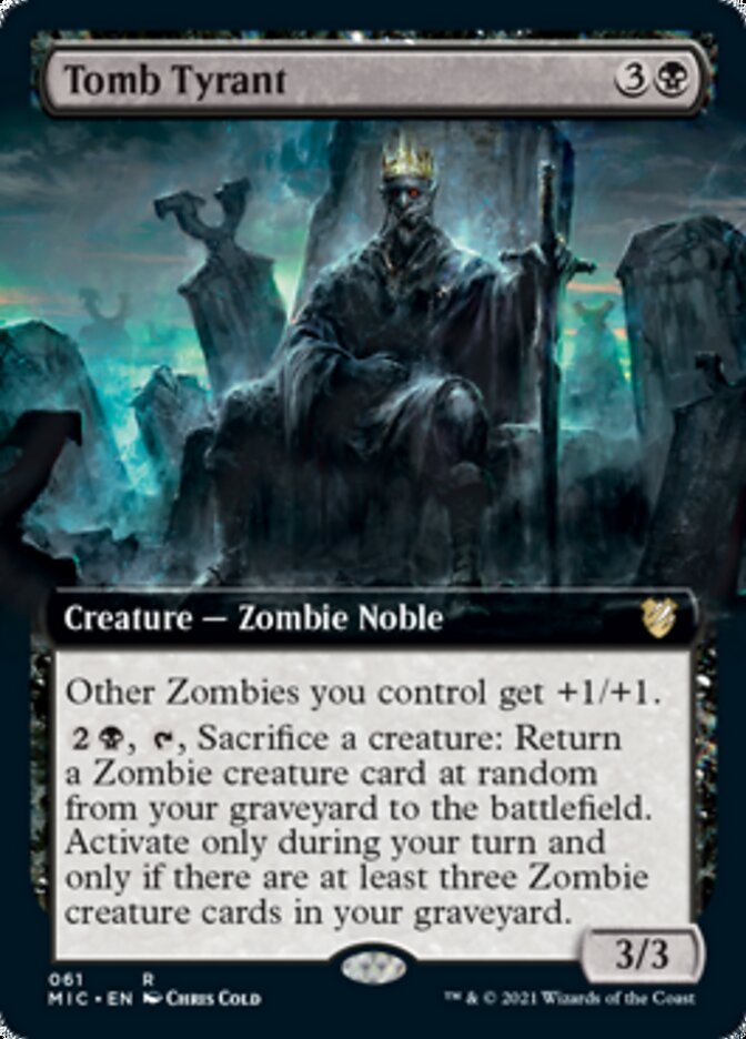 Tomb Tyrant (Extended Art) [Innistrad: Midnight Hunt Commander] | Good Games Modbury
