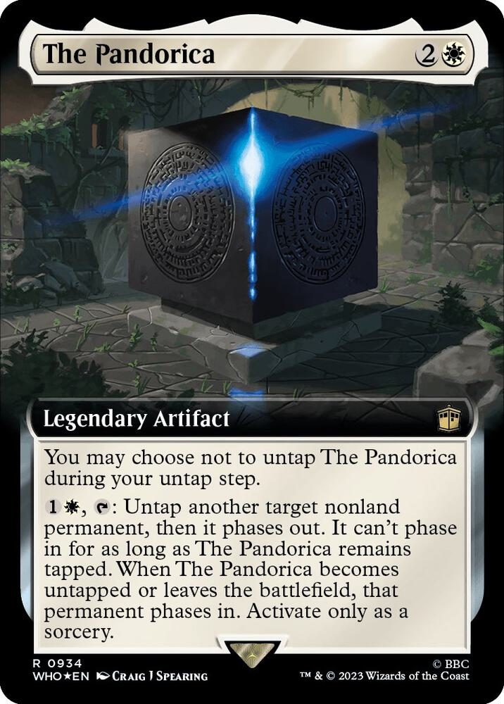 The Pandorica 934/331 (Universes Beyond: Doctor Who)  - Extended Art Surge Foil | Good Games Modbury