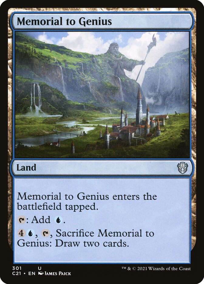 Memorial to Genius 301/81 (Commander 2021)  | Good Games Modbury