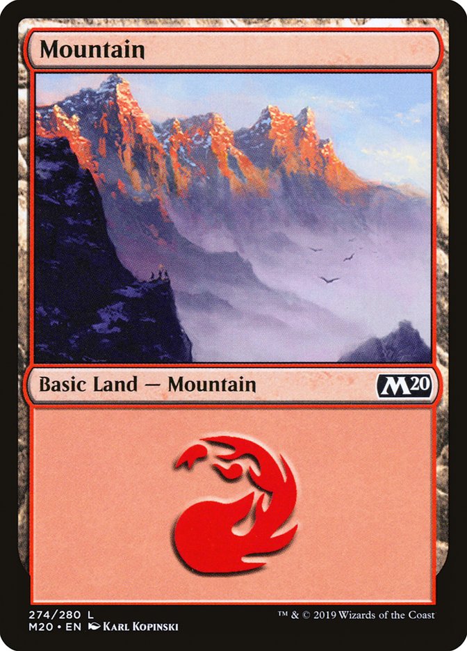 Mountain (274) [Core Set 2020] | Good Games Modbury