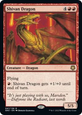 Shivan Dragon 87/135 (Magic Game Night: Free-For-All)  | Good Games Modbury