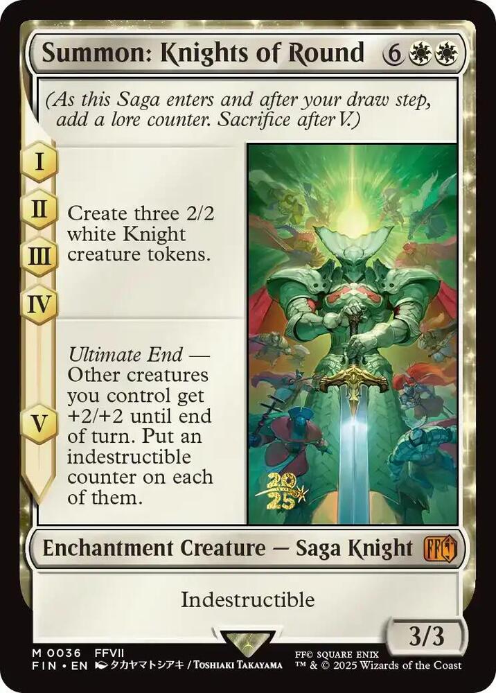 Summon Knights of Round 36s/116 (Prerelease Cards)  - Foil | Good Games Modbury
